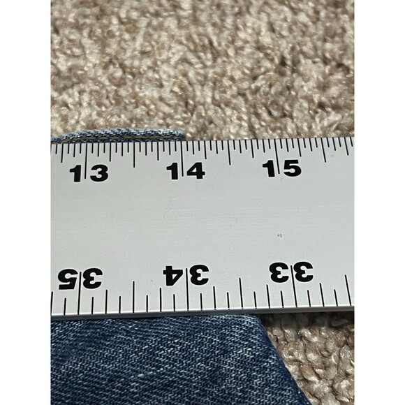 Levi's 560 Jeans Women's Size 10 28x32 Blue Loose Fit Straight Leg MADE IN USA - Picture 5 of 10